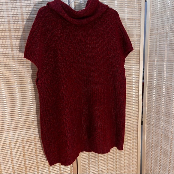 Worthington Plus Sized Red Cable Knit Cowl Neck Sweater 3X - Picture 4 of 8